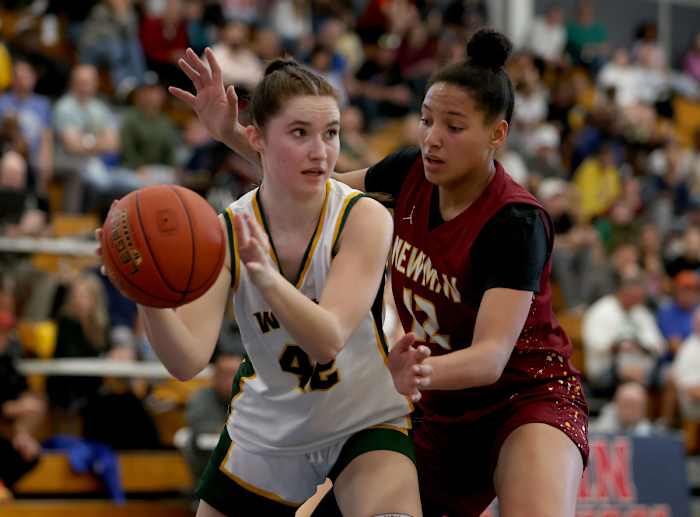 Cardinal Newman girls BB 61, San Ramon Valley 55 NCS Open championship by Dennis Lee 2-24-24022420242 (2)